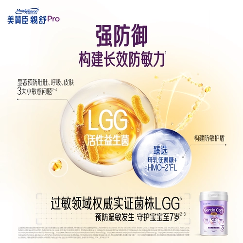 【Самоуправление】 Mei Johnson Hongkong Версия Qinshu Pro Cown's Unferancement Milk Powder 3-й этап 800G/CAN