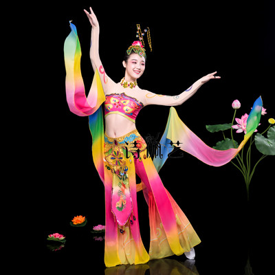 嫦娥奔月琵琶民族古典舞演出服