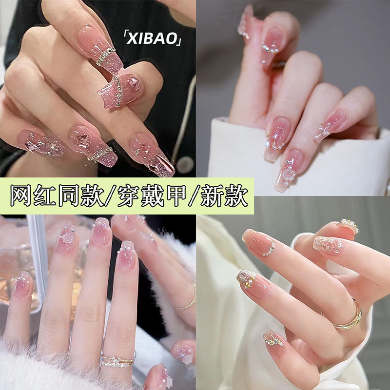 纯欲风秋冬新款美甲穿戴甲