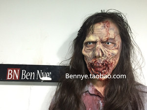 万圣节化妆丧尸妆 影视特效化妆假皮 假面具 化妆道具 限量