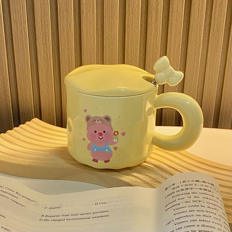小海狸loopy水杯露比造型杯情侣
