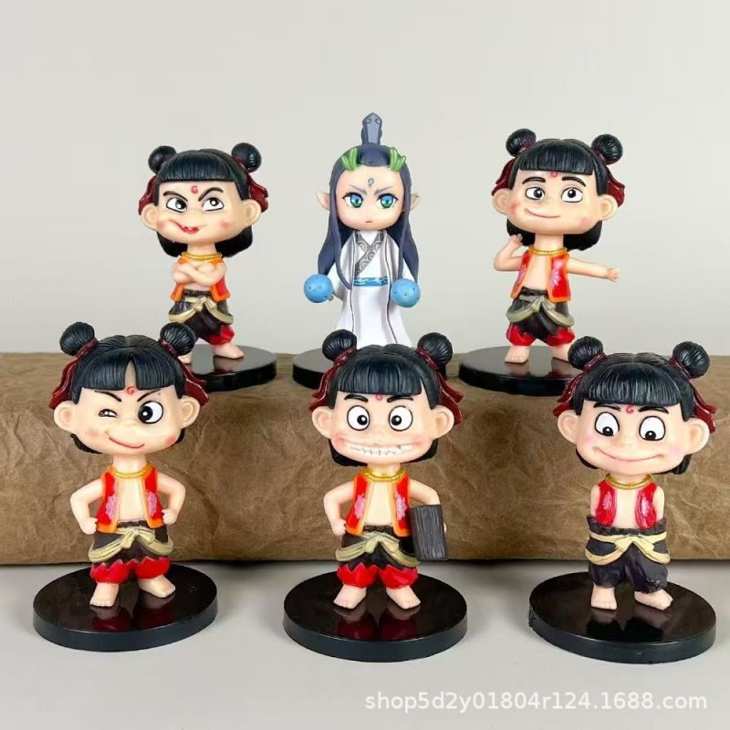 哪咤手办盲盒敖丙爆款玩偶套装娜