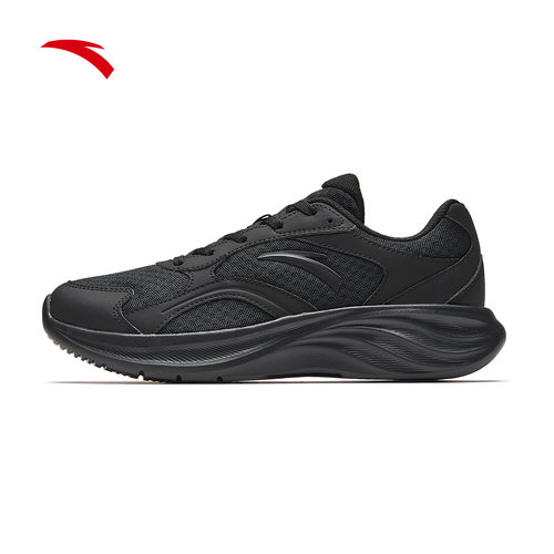 安踏星云2女鞋黑色运动鞋女