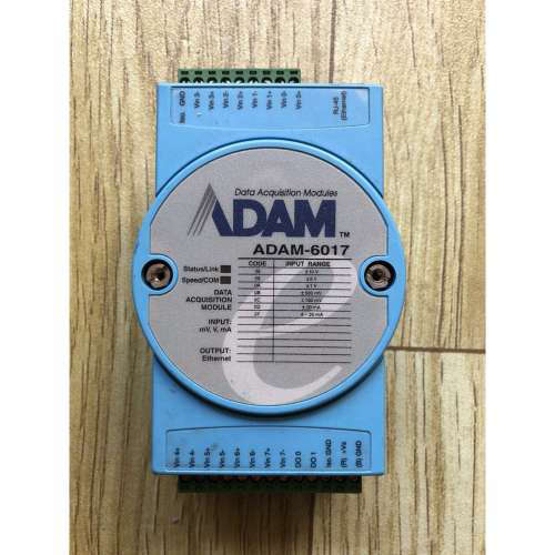 研华8路模拟量输入模块带模拟量输出ADAM-6017