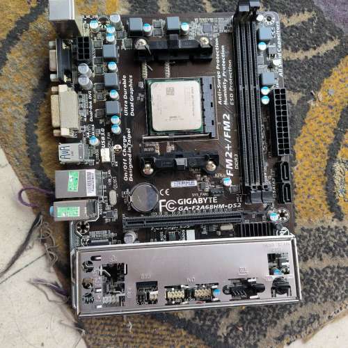 出售GA一F2A68HM一DS2主板，A8一7650CPu，