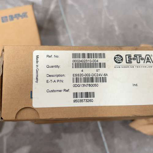 德国ETA继电器 ESS20-002-DC24V-6A，