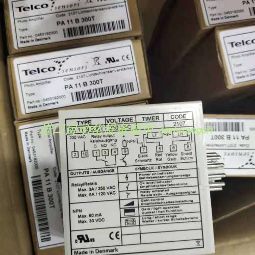 TELCO光电开关LR 110L TB38 5库存电磁阀ODE KT130AV30-F