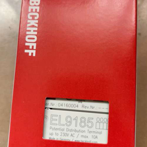 倍福模块 EL9185   包装齐全 链接实物拍摄