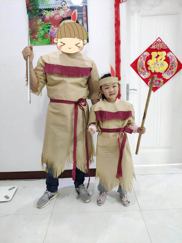 儿童手工自制DIY环保民族幼儿园