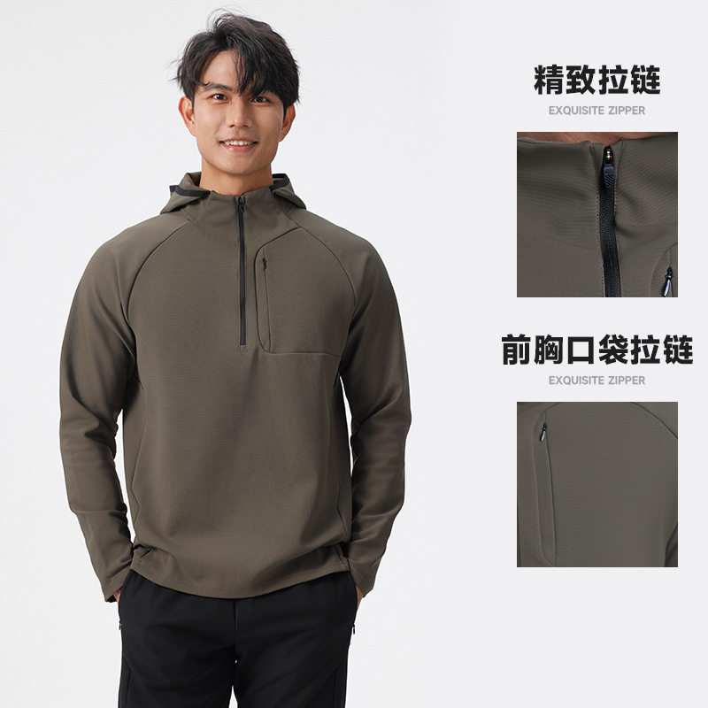 Men's jacket autumn business casual quality hooded jacket图片