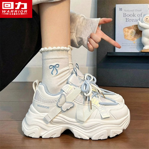 回力老爹鞋女2026秋冬季加绒棉鞋