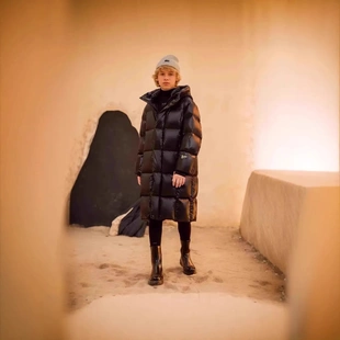 儿童中长款鹅绒羽绒服2025中大男童女童零下40度三防极寒外套加厚