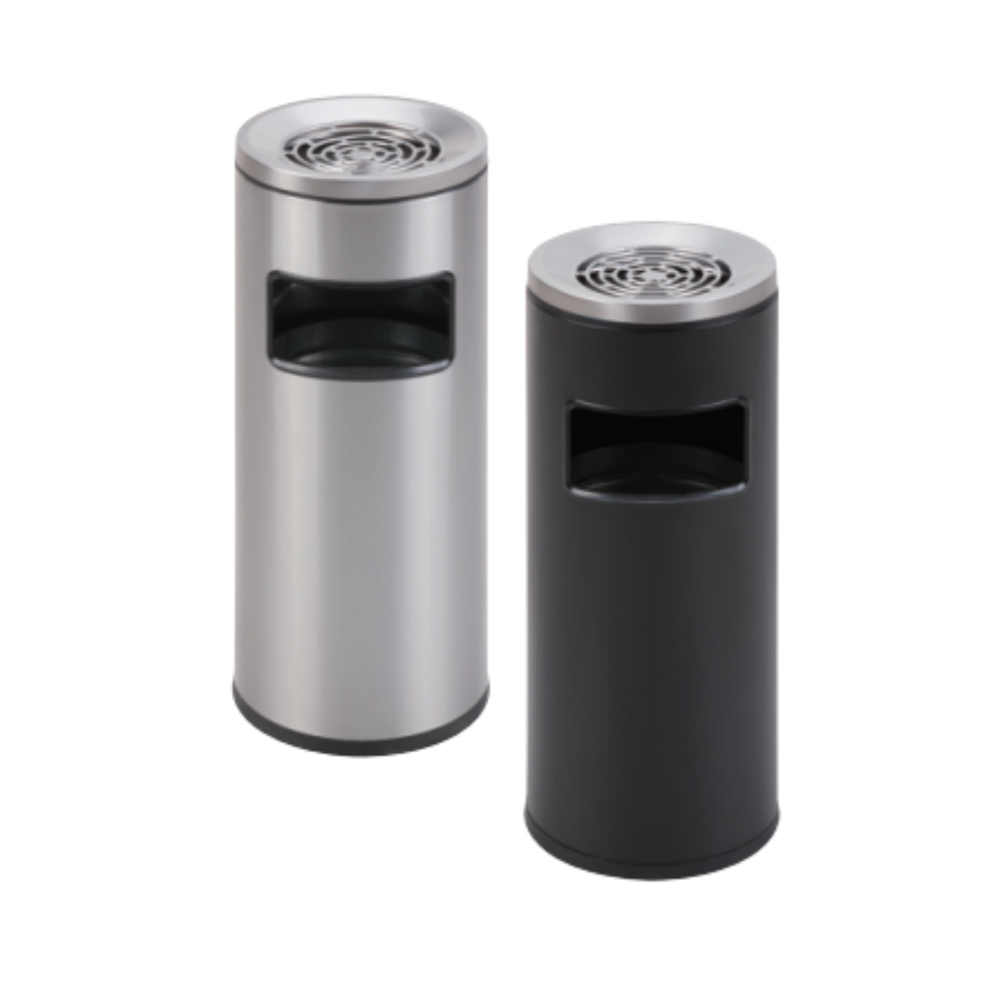 圆形环境垃圾桶卫生间收纳桶不锈钢丽格桶宾馆大堂银行商场走廊用