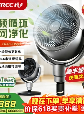 格力空气循环扇台地款电风扇一级能效直流变频轻音FXDZ-20X62Bbg3