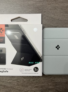 Spigen适用苹果iphone磁吸卡包三星Samsung桌面支架磁铁无线充电