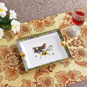 欧式 陶瓷雪茄烟灰缸简约烟缸大号客厅茶几烟灰缸创意家居陶瓷用品