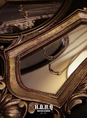 H.D.H.Q【Buyer series】买手系列-Art Deco 天然石复古镀金项链