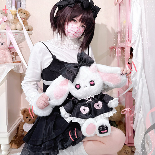 恶魔小反派兔兔双肩包