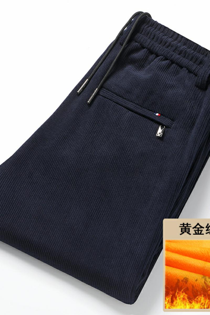 主推大爆版9811/商务男裤加绒加厚中老年高腰松紧腰灯芯绒爸爸,男装休闲裤,星座1216（原钱塘722）
