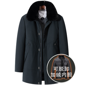 大爆版-高品质！8828/中老年棉衣爸爸装加绒加厚棉袄图片