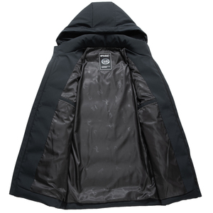 主推现货！跑量款！8811/P168商务爸爸羽绒服中长款中老年外套图片
