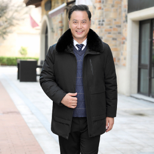 主推版2189/商务爸爸棉服中老年父亲棉袄中年男装保暖外套图片