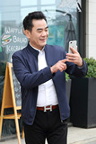 1804/P50大货款！立领夹克男中老年外套男父亲夹克薄款红色衣服，男装夹克，星座1216（原钱塘722）
