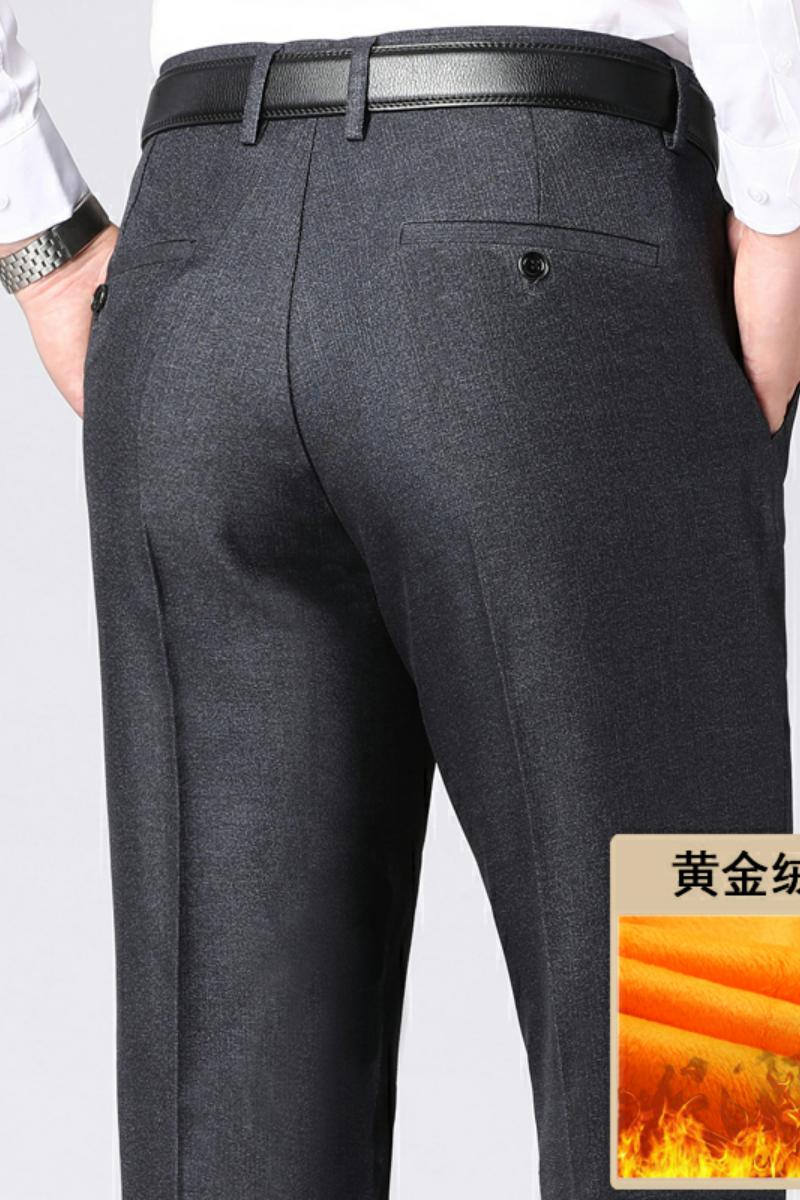 主推！长年有货！7611/P48正装西裤加绒加厚商务中老年爸爸裤,男装西裤,星座1216（原钱塘722）