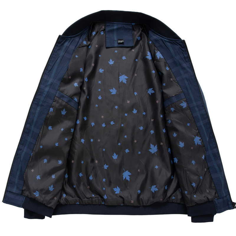 516/商务夹克男爸爸装薄款棒球服外套中老年男装中老年衣服,男装夹克,星座1216（原钱塘722）