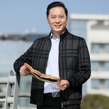 高品质！723/2022新款商务款立领夹克爸爸厚版立领中年夹克，男装夹克，星座1216（原钱塘722）