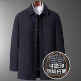 主推爆版！8901/P210爸爸羽绒服可脱内胆商务休闲中老年羽绒外套，男装羽绒服，星座1216（原钱塘722）
