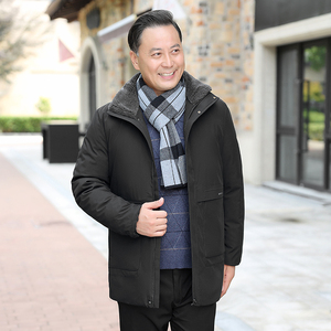冬装主推2196/爸爸棉服中老年棉袄中长款保暖老年人棉衣图片
