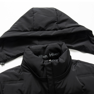高品货！9902/P280中老年商务休闲中长款羽绒服爸爸羽绒服图片