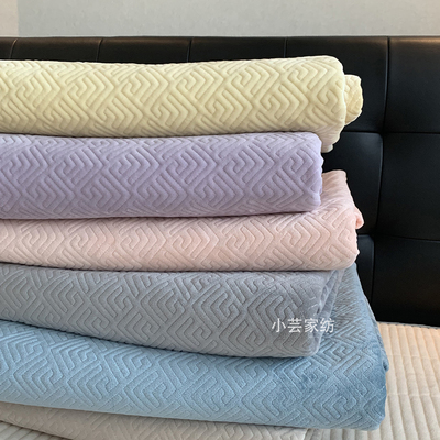 【加大专拍】3米拼接床宝宝绒床盖牛奶绒夹棉床单榻榻米炕盖加厚