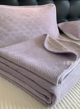 冬季保暖宝宝绒床盖牛奶绒夹棉法兰绒床单榻榻米炕盖单件加厚家用