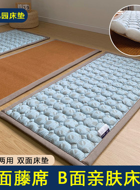 冬夏两用午休垫幼儿园睡两用垫凉席学校午睡小学生宿舍床垫子床品