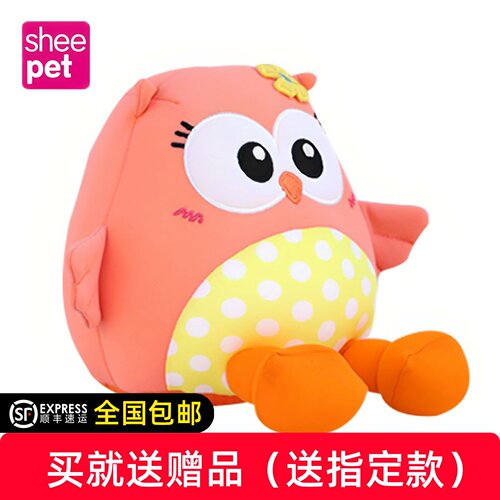sheepet舒宠软体公仔布艺雪花粒子猫小鹰手机座公仔新品送礼
