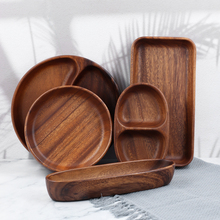 木碗实木沙拉碗复古收纳碗整木创意碗深盘胡桃木水果木盘日式ins