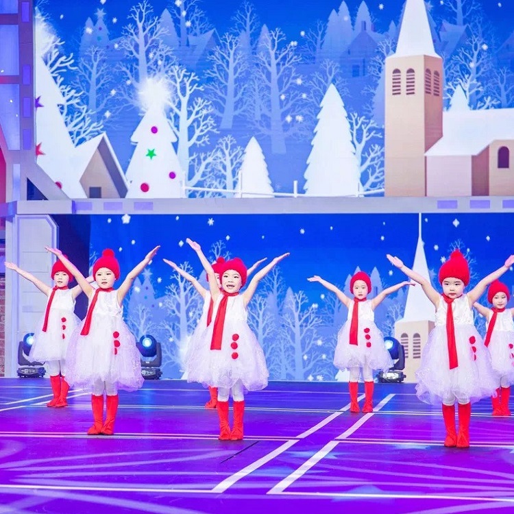 小荷风采雪娃娃小红帽舞蹈演出服