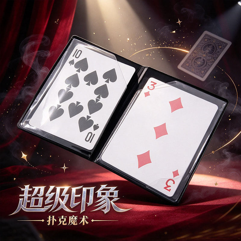 超级印象魔术道具近景魔术扑克牌变魔术酷炫扑克魔术创意娱乐表演
