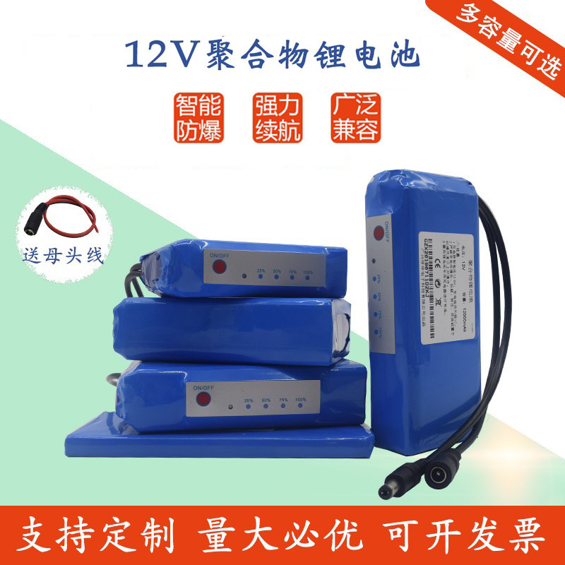 12V聚合物锂电池绿嘉源移动电源图片
