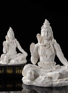 跨境东南亚湿婆神佛像树脂工艺品摆件创意家居桌面玄关神像