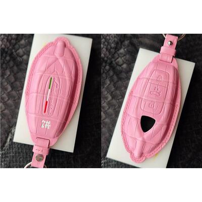 适用于Lamborghini urus真皮钥匙套高端手工定制汽车钥匙包