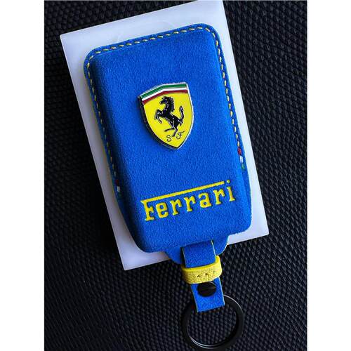 适用于法拉利Ferrari 296GTS手工定制真皮汽车钥匙套/可来图定制