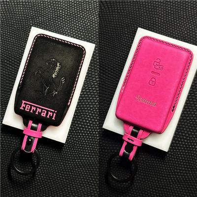 适用于法拉利296gtb/gts/fuv/roma手工定制真皮汽车钥匙包保护套