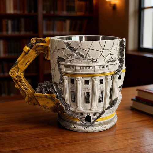 新款撒谎拆卸建筑马克杯Someone Lied立体