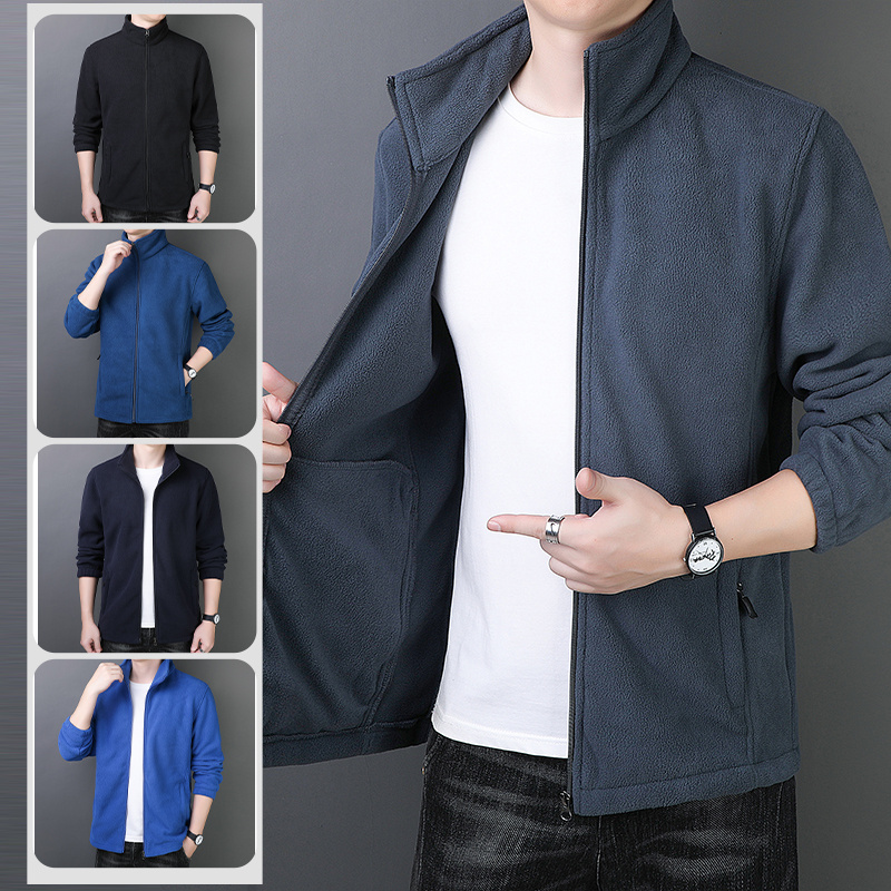 冬季摇粒绒冲锋衣加厚保暖开衫