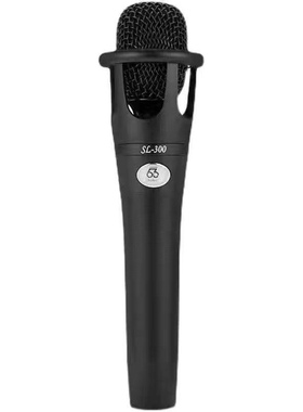 66 E300手持48v电容麦克风话筒直播 K歌录音话筒