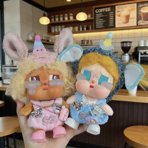 Crybaby哭娃搪胶娃衣全速起航咕噜咕噜萌系挂件公仔娃服换装着替