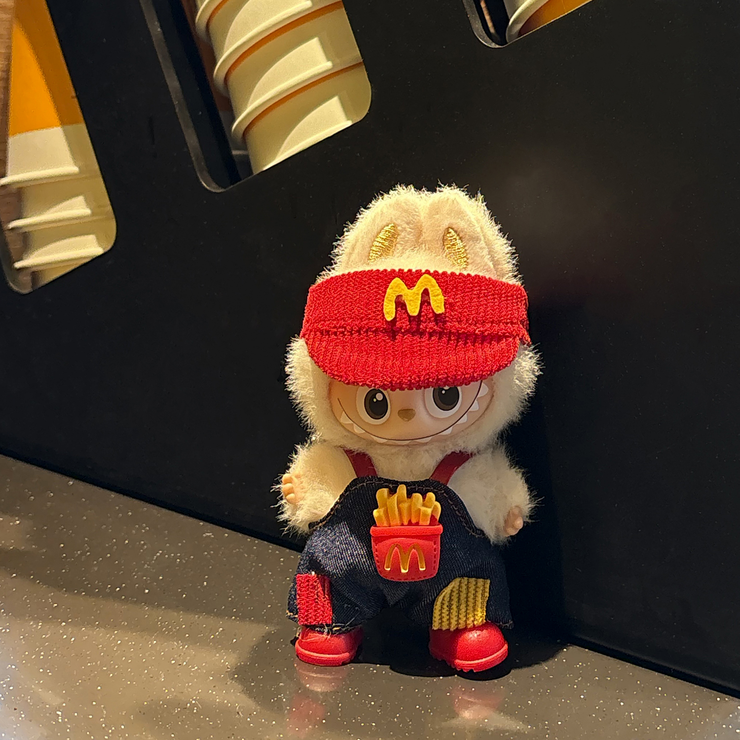 原创！labubu4.0四代娃衣迷你10cm拉布布心底密码麦麦打工人套装